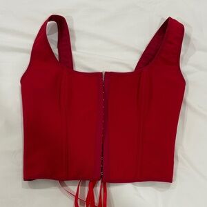 Red Corset Top